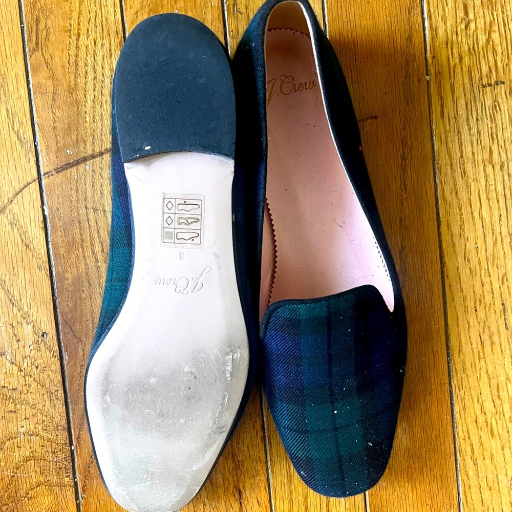 J.Crew plaid loafers